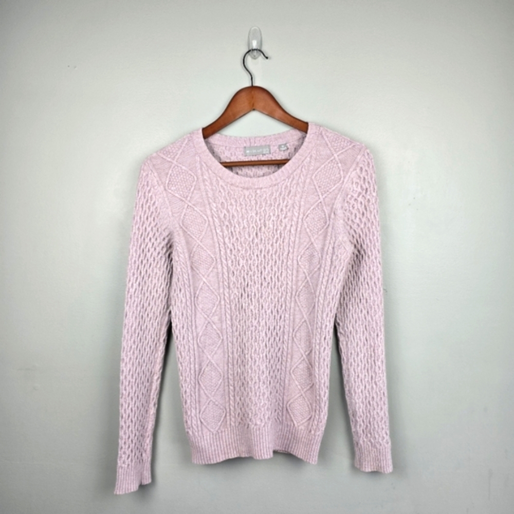 Evolution Cable Knit Pullover Textured Sweater He… - image 3